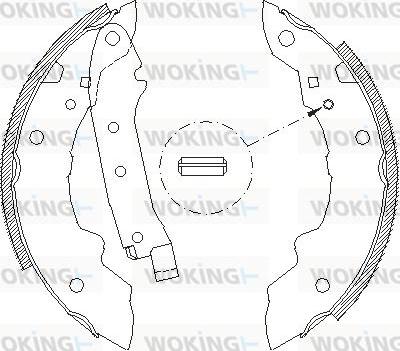 Woking Z4036.00 - Спирачна челюст vvparts.bg