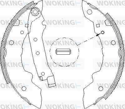 Woking Z4036.01 - Спирачна челюст vvparts.bg