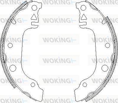 Woking Z4029.00 - Спирачна челюст vvparts.bg