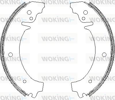 Woking Z4026.00 - Спирачна челюст vvparts.bg