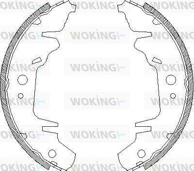 Woking Z4020.00 - Спирачна челюст vvparts.bg