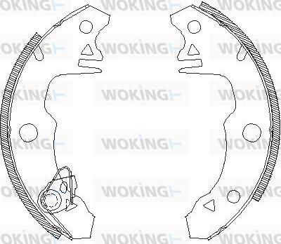 Woking Z4022.00 - Спирачна челюст vvparts.bg