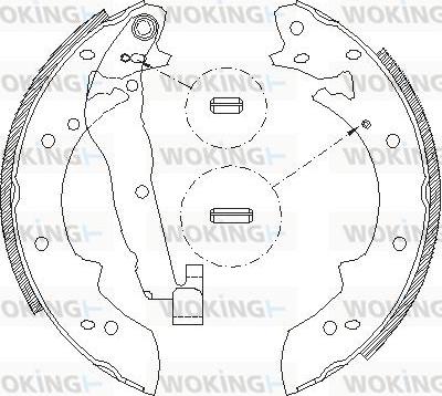 Woking Z4027.01 - Спирачна челюст vvparts.bg