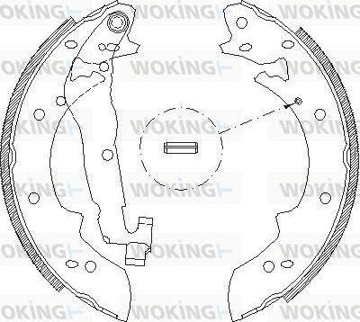 Woking Z4027.02 - Спирачна челюст vvparts.bg