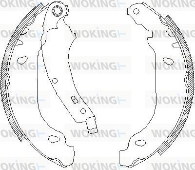 Woking Z4074.00 - Спирачна челюст vvparts.bg