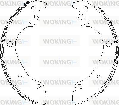 Woking Z4070.00 - Спирачна челюст vvparts.bg