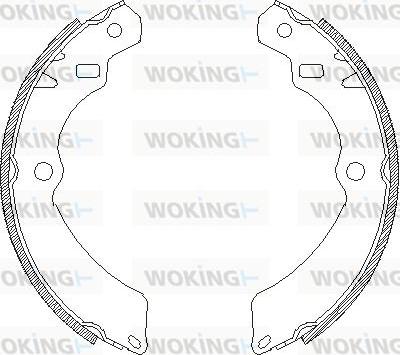 Woking Z4196.00 - Спирачна челюст vvparts.bg