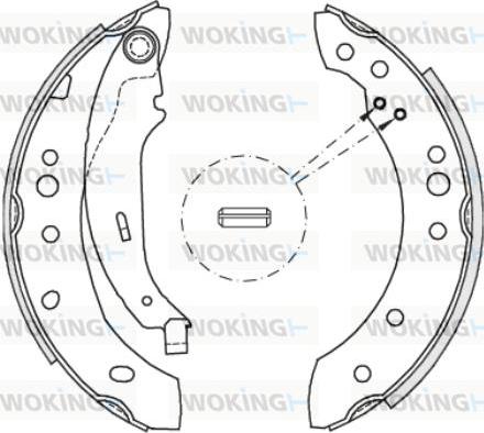 Woking Z4149.02 - Спирачна челюст vvparts.bg