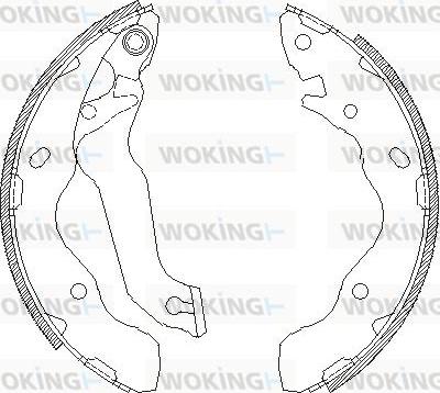 Woking Z4141.00 - Спирачна челюст vvparts.bg