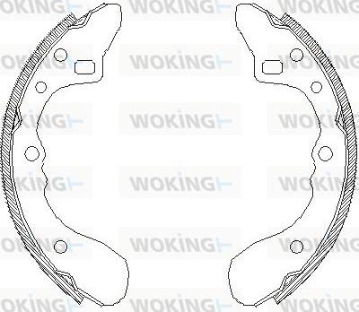 Woking Z4154.00 - Спирачна челюст vvparts.bg