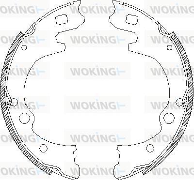 Woking Z4150.00 - Спирачна челюст vvparts.bg