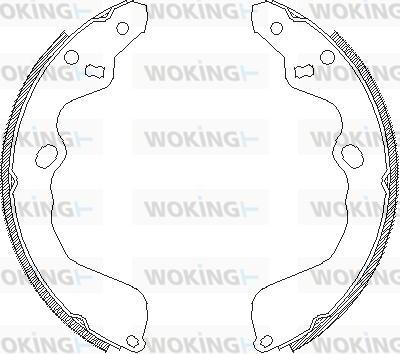 Woking Z4153.00 - Спирачна челюст vvparts.bg