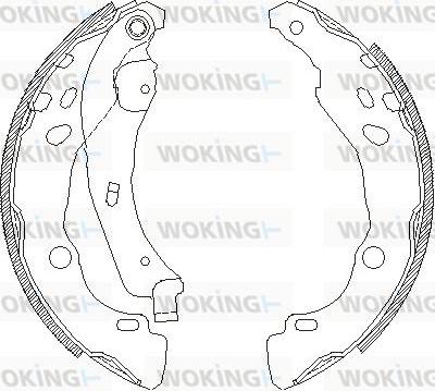 Woking Z4152.00 - Спирачна челюст vvparts.bg