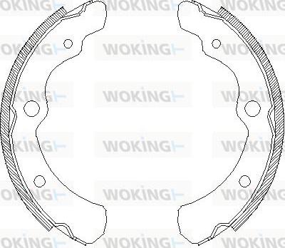 Woking Z4165.00 - Спирачна челюст vvparts.bg