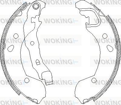 Woking Z4168.00 - Спирачна челюст vvparts.bg