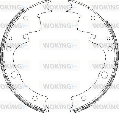 Woking Z4109.00 - Спирачна челюст vvparts.bg