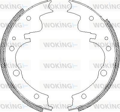 Woking Z4104.00 - Спирачна челюст vvparts.bg