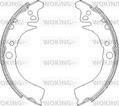 Woking Z4102.00 - Спирачна челюст vvparts.bg