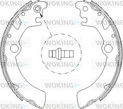 Woking Z4116.00 - Спирачна челюст vvparts.bg