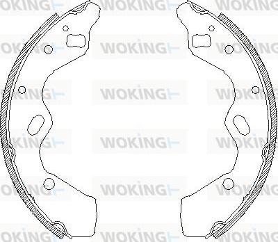 Woking Z4110.00 - Спирачна челюст vvparts.bg