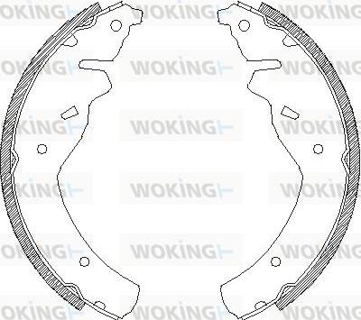 Woking Z4118.00 - Спирачна челюст vvparts.bg