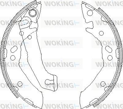 Woking Z4117.00 - Спирачна челюст vvparts.bg