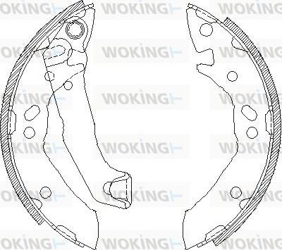 Woking Z4117.01 - Спирачна челюст vvparts.bg