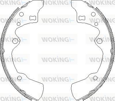 Woking Z4183.00 - Спирачна челюст vvparts.bg