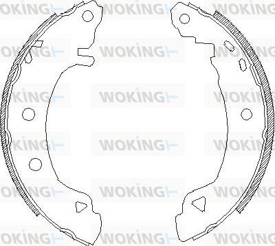 Woking Z4182.04 - Спирачна челюст vvparts.bg