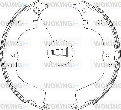 Woking Z4134.00 - Спирачна челюст vvparts.bg