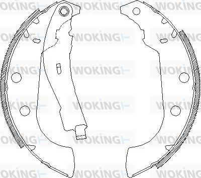 Woking Z4135.01 - Спирачна челюст vvparts.bg