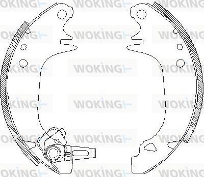 Woking Z4130.00 - Спирачна челюст vvparts.bg