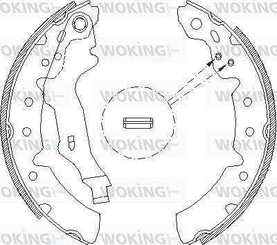 Woking Z4131.00 - Спирачна челюст vvparts.bg