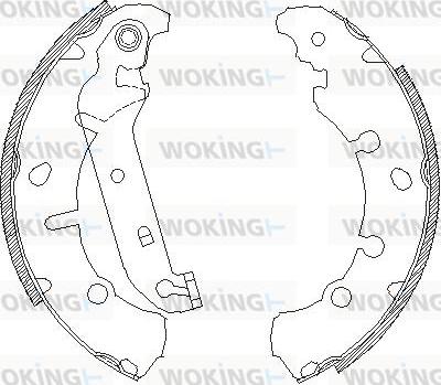 Woking Z4137.00 - Спирачна челюст vvparts.bg
