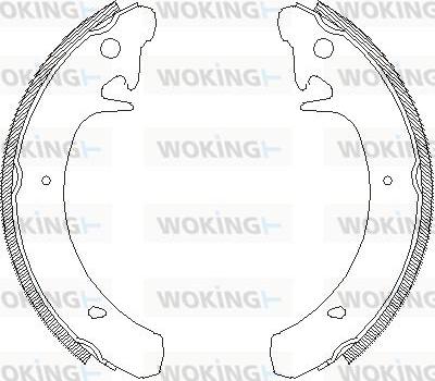 Woking Z4129.00 - Спирачна челюст vvparts.bg