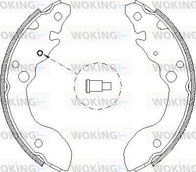 Woking Z4124.00 - Спирачна челюст vvparts.bg