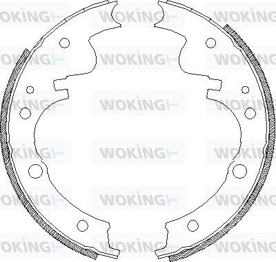 Woking Z4121.00 - Спирачна челюст vvparts.bg