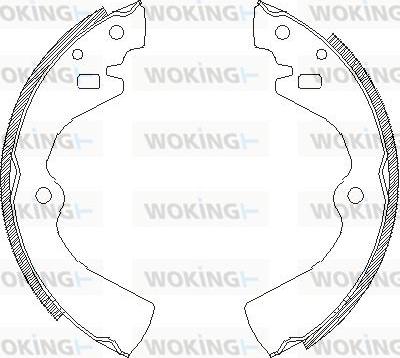 Woking Z4127.00 - Спирачна челюст vvparts.bg