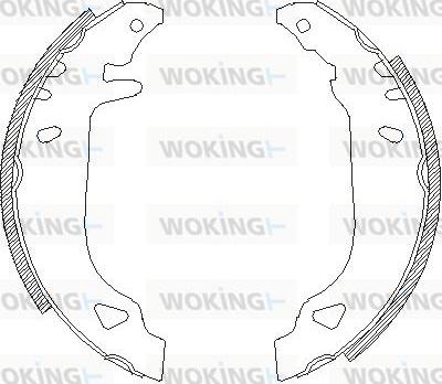 Woking Z4179.00 - Спирачна челюст vvparts.bg