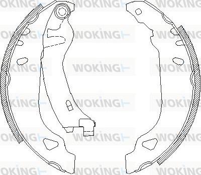 Woking Z4179.01 - Спирачна челюст vvparts.bg