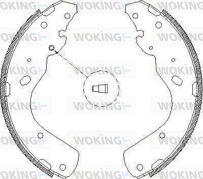 Woking Z4175.00 - Спирачна челюст vvparts.bg