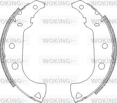 Woking Z4176.00 - Спирачна челюст vvparts.bg