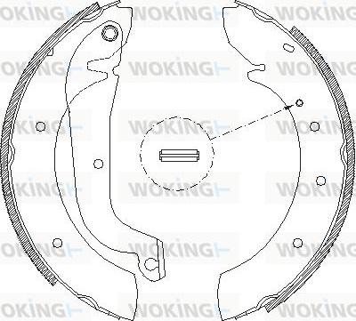 Woking Z4178.00 - Спирачна челюст vvparts.bg