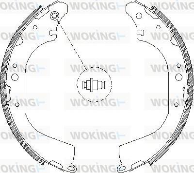 Woking Z4172.01 - Спирачна челюст vvparts.bg