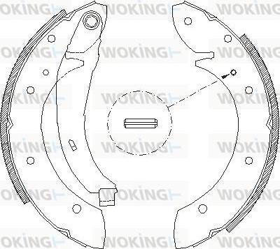 Woking Z4396.02 - Спирачна челюст vvparts.bg