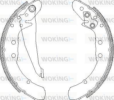 Woking Z4397.00 - Спирачна челюст vvparts.bg