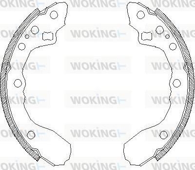 Woking Z4344.00 - Спирачна челюст vvparts.bg