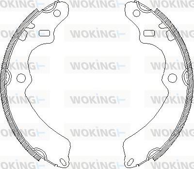 Woking Z4347.00 - Спирачна челюст vvparts.bg