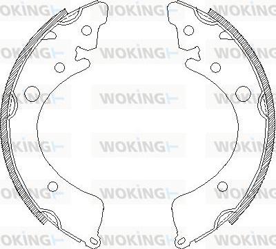 Woking Z4350.00 - Спирачна челюст vvparts.bg