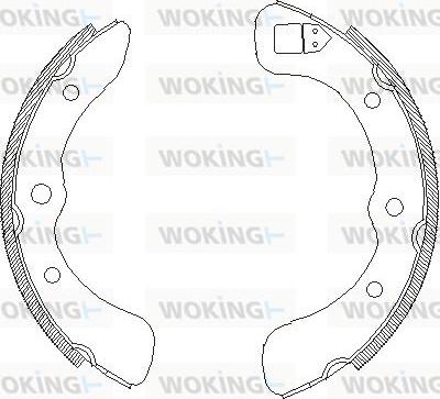 Woking Z4352.00 - Спирачна челюст vvparts.bg
